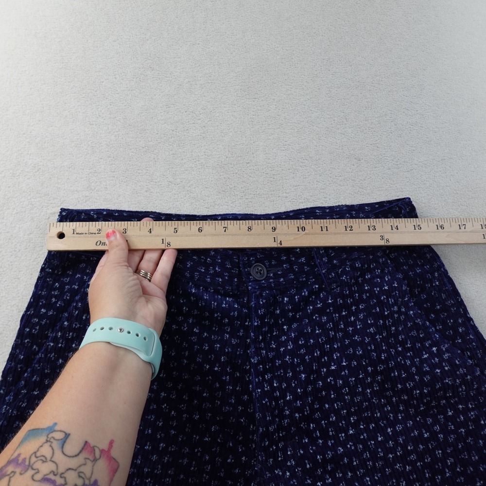 Emotionally Unavailable Shorts Mens S Navy Floral Corduroy Made Japan Carpenter - Picture 8 of 11